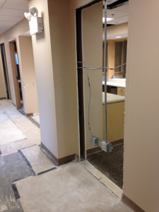 2015-04-20c WHCMA Renovation 1st floor - new reception door opening